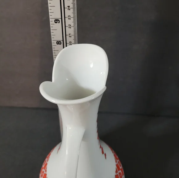 Ukrainian Art Pottery Vase Double Handles - Picture 8 of 8